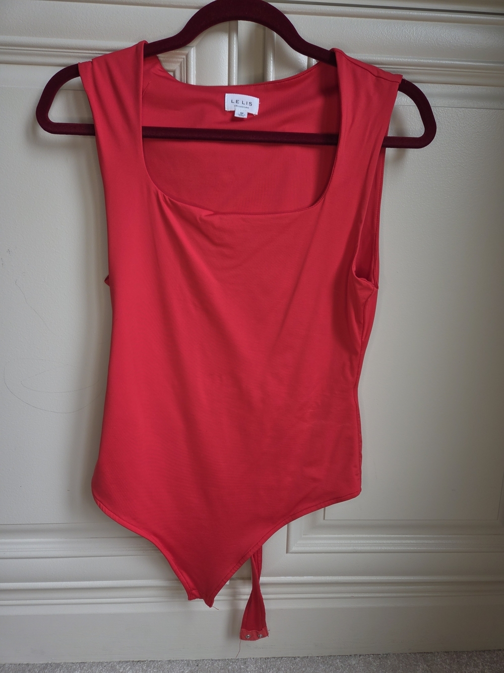 Le Lis Red Stretch Bodysuit